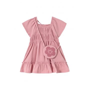 Rochie fete  1920 - Bumbac - 4 ani - Roz