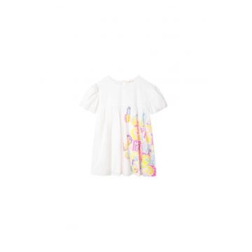 Rochie fete -  301988311 - Bumbac - Alb