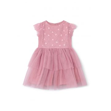 Rochie fete  3914 - Poliester - Roz