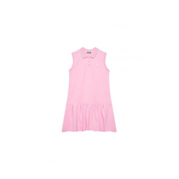 Rochie fete  3F9HCV012 - Bumbac - Roz