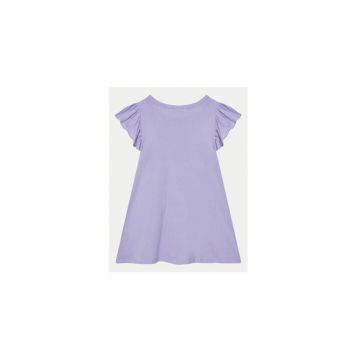 Rochie fete  744470-01 - Bumbac - Mov