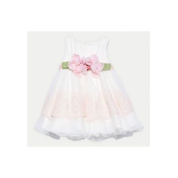 Rochie fete Abel Lula - 5004 - Poliester - Ecru
