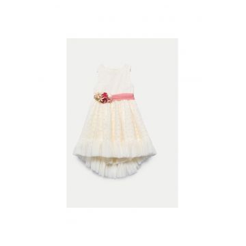 Rochie fete Abel Lula - 5047 - Poliester/Bumbac - 14 - Ecru