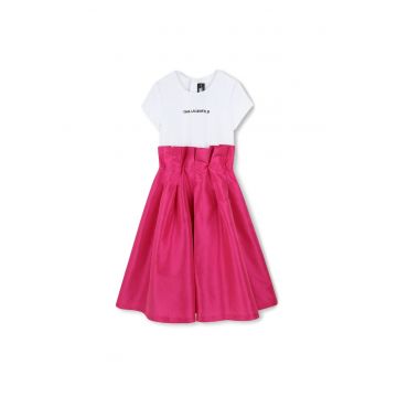 Rochie fete  Z30460 S01 - Poliamida/Poliester - Roz
