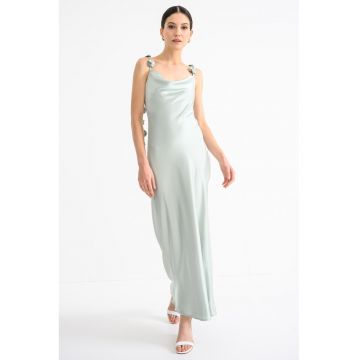 Rochie furou cu aplicatii florale 3D