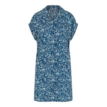Rochie -  M031 - albastru viscoza