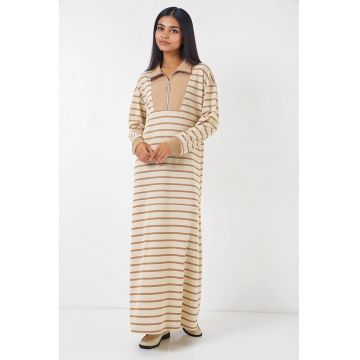 Rochie maxi  cu dungi
