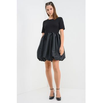 Rochie scurta cu aspect 2in1 si maneci scurte
