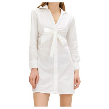 Rochie-camasa cu detaliu cu nod Nortua Rochie-camasa cu detaliu cu nod Nortua
