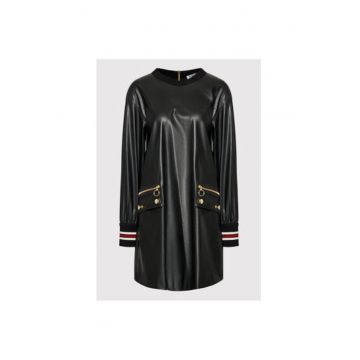 Rochie Dama -  208732307 - Imitatie de piele - 38 - Negru Rochie Dama -  208732307 - Imitatie de piele - 38 - Negru