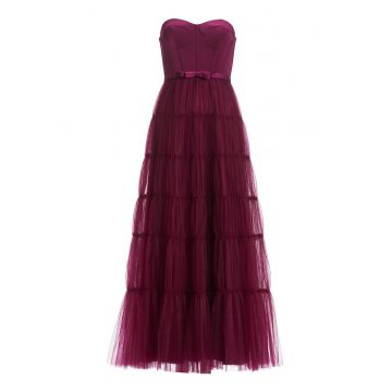 Rochie dama  5AJ009HK - Nylon - Visiniu Rochie dama  5AJ009HK - Nylon - Visiniu