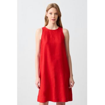 Rochie de in cu croiala in A Rochie de in cu croiala in A