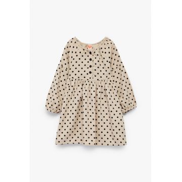 Rochie din bumbac cu buline Rochie din bumbac cu buline