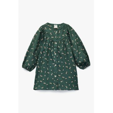 Rochie din bumbac cu design floral Rochie din bumbac cu design floral