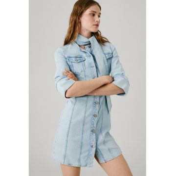 Rochie din denim cu nasturi Rochie din denim cu nasturi