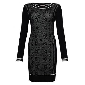 Rochie din tricou cu decolteu rotund Rochie din tricou cu decolteu rotund