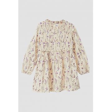 Rochie evazata cu imprimeu floral Rochie evazata cu imprimeu floral