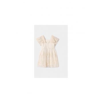 Rochie fete -  304034824 - Bumbac/Poliester - Bej Rochie fete -  304034824 - Bumbac/Poliester - Bej