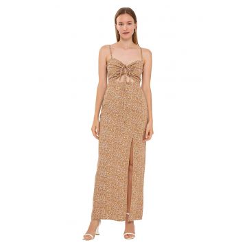 Rochie maxi -  Bej - Viscoza