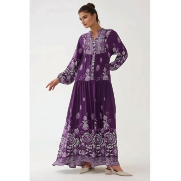 Rochie maxi  cu imprimeu Rochie maxi  cu imprimeu
