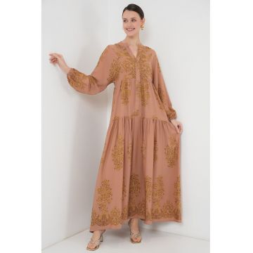 Rochie maxi dama  cu imprimeu