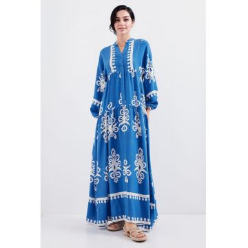 Rochie maxi  decolteu in V