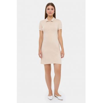 Rochie mini -  Bej - Nylon/Lycra