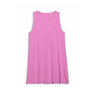 Rochie mini  textil - roz - primavara-vara 2025