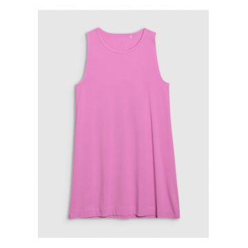 Rochie mini  textil - roz - primavara-vara 2025
