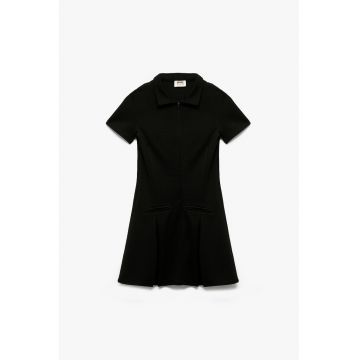 Rochie polo cu maneci scurte Rochie polo cu maneci scurte