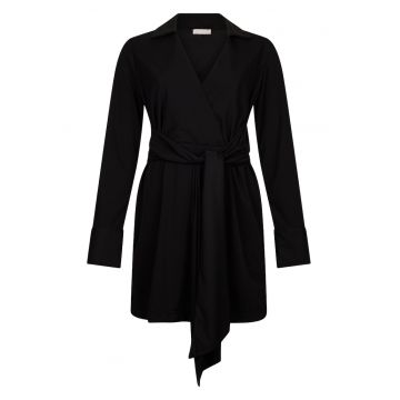 Rochie scurta cu decolteu cache-coeur Rochie scurta cu decolteu cache-coeur