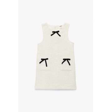 Rochie scurta cu funde Rochie scurta cu funde