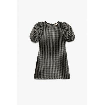 Rochie scurta cu maneci bufante