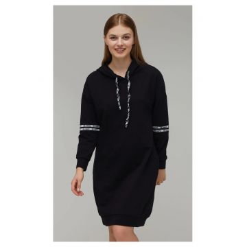 Rochie tip Hanorac - Bumbacel Rochie tip Hanorac - Bumbacel