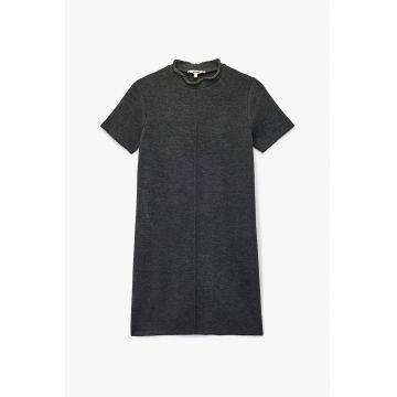 Rochie tricotata cu maneci scurte Rochie tricotata cu maneci scurte