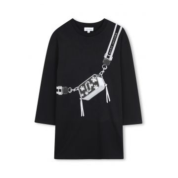 Tricou din bumbac cu design grafic Tricou din bumbac cu design grafic