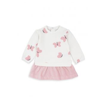 Rochie 2-in-1 cu imprimeu fluture