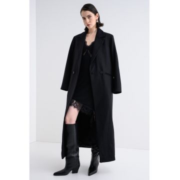 Rochie asimterica cu garnituri din dantela si decolteu in V