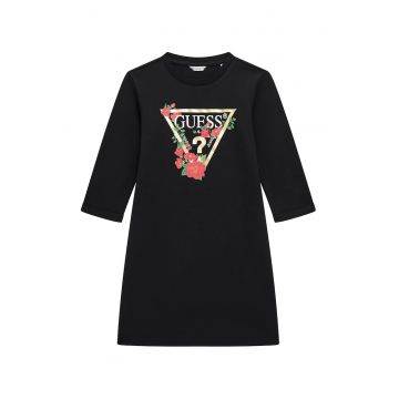 Rochie-bluza sport cu imprimeu logo