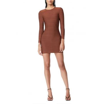 Rochie bodycon cu maneca lunga