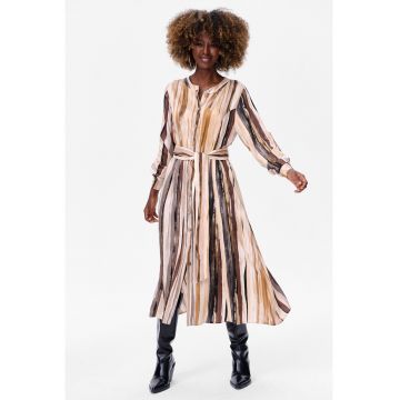 Rochie-camasa cu model abstract Sakko