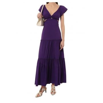 Rochie cocktail  pentru femei - mov - maxi -