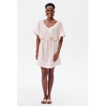 Rochie cu amestec de in Aurelia Mini