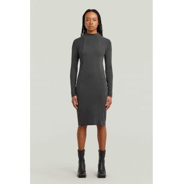 Rochie cu croiala bodycon din amestec de bumbac organic