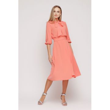 Rochie dama cu esarfa