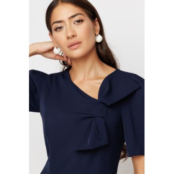 Rochie dama eleganta bleumarin