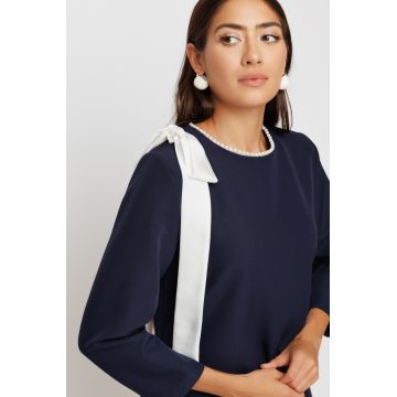 Rochie dama eleganta cu perle