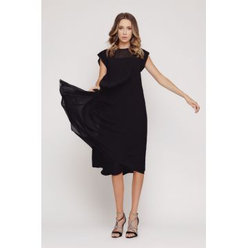 Rochie dama eleganta plisata