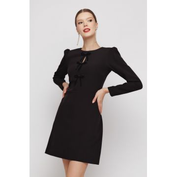 Rochie dama eleganta scurta neagra
