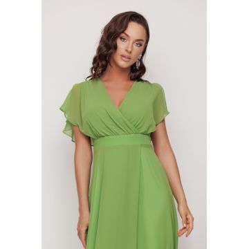 Rochie dama eleganta verde